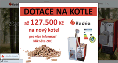 Desktop Screenshot of kadria-kotle.cz