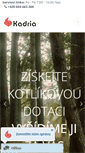 Mobile Screenshot of kadria-kotle.cz